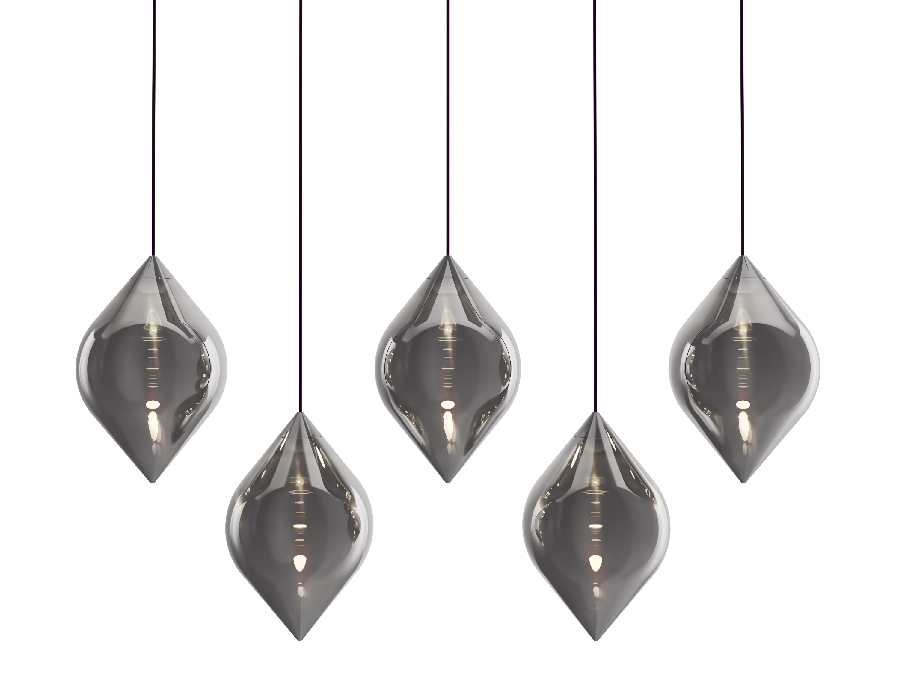 Tom Dixon Flare Silver Pendant Led